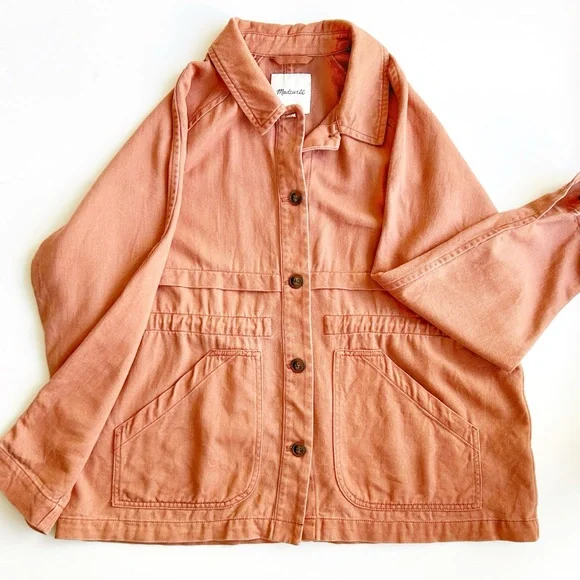Madewell Ashgrove Chore Jacket in Warm Umber - Picture 7 of 7